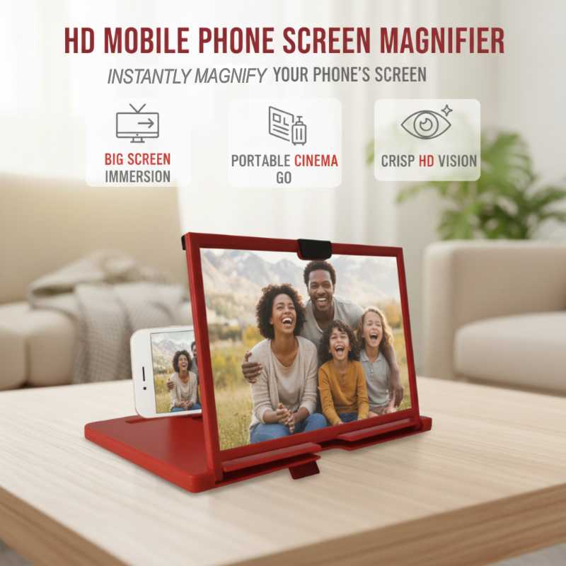 🥳SVENDITA 2026🥳💞OLTRE 50.000 UNITÀ VENDUTE!💥👓❤️ Allevia l'affaticamento degli occhi, ingrandisci lo schermo | Lente di ingrandimento HD per telefono per una visione più comoda🎬✨
