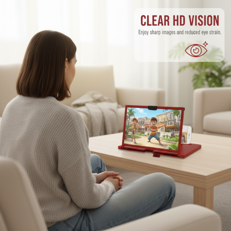 🥳SVENDITA 2026🥳💞OLTRE 50.000 UNITÀ VENDUTE!💥👓❤️ Allevia l'affaticamento degli occhi, ingrandisci lo schermo | Lente di ingrandimento HD per telefono per una visione più comoda🎬✨
