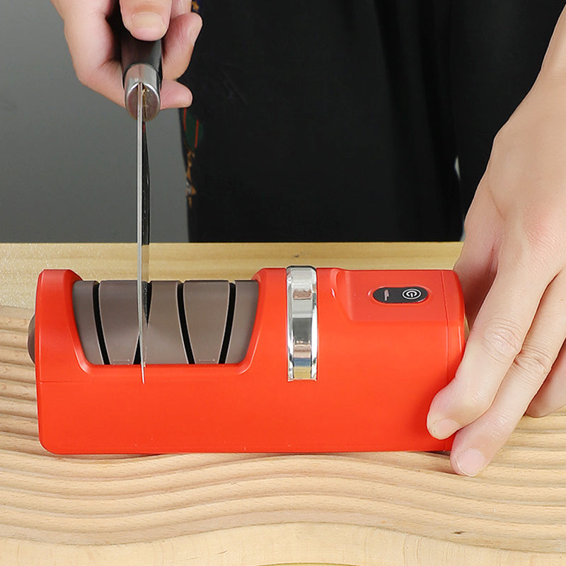 🔥50% di sconto! Affilacoltelli automatico da cucina – Affilatura rapida, ricaricabile e senza fili 🗡️🔋