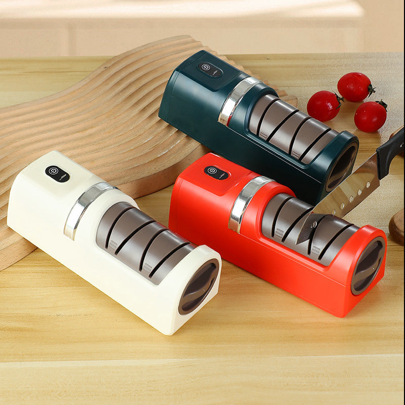🔥50% di sconto! Affilacoltelli automatico da cucina – Affilatura rapida, ricaricabile e senza fili 🗡️🔋