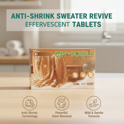 🧶 ACQUISTA 2 E NE OTTIENI 1 GRATIS! ⚗️ Compresse Sweater Revive – Anti-restringimento, ripristinano la morbidezza e sono sicure per i colori 🧺