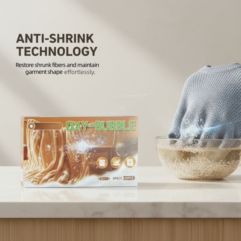 🧶 ACQUISTA 2 E NE OTTIENI 1 GRATIS! ⚗️ Compresse Sweater Revive – Anti-restringimento, ripristinano la morbidezza e sono sicure per i colori 🧺