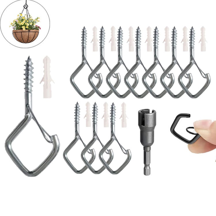 Ganci Appendibili a Scatto Quadrati