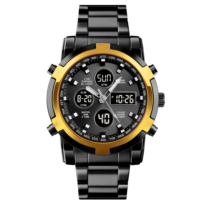 ⌚ 60% DI SCONTO! 🪖 Orologio Militare Uomo Impermeabile – Display Analogico-Digitale, Cinturino Acciaio & Resistente agli Urti 🛡️