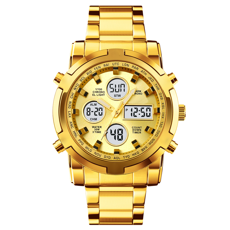 ⌚ 60% DI SCONTO! 🪖 Orologio Militare Uomo Impermeabile – Display Analogico-Digitale, Cinturino Acciaio & Resistente agli Urti 🛡️
