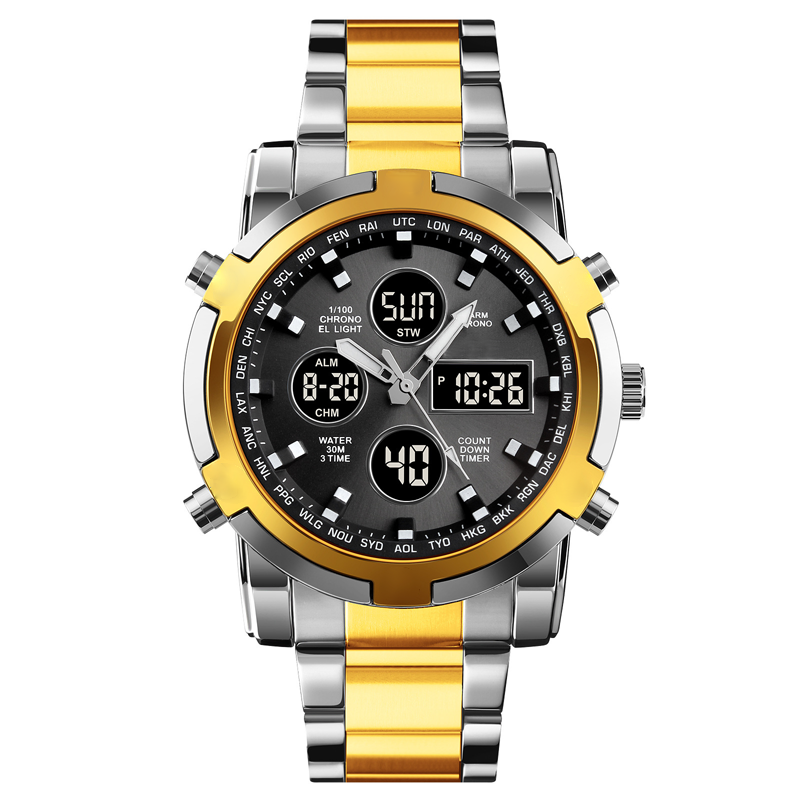 ⌚ 60% DI SCONTO! 🪖 Orologio Militare Uomo Impermeabile – Display Analogico-Digitale, Cinturino Acciaio & Resistente agli Urti 🛡️