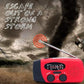 📻 50% DI SCONTO! ☀️ Radio Portatile Solare – Emergenza, Multifunzione & Ricarica USB per Outdoor/Survival 🔋