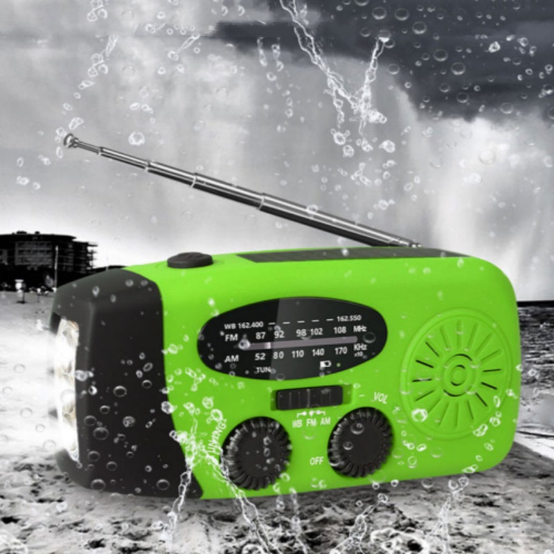 📻 50% DI SCONTO! ☀️ Radio Portatile Solare – Emergenza, Multifunzione & Ricarica USB per Outdoor/Survival 🔋