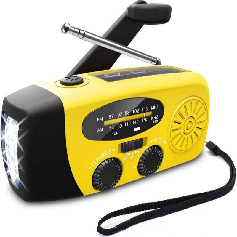 📻 50% DI SCONTO! ☀️ Radio Portatile Solare – Emergenza, Multifunzione & Ricarica USB per Outdoor/Survival 🔋