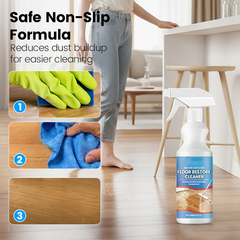 Spray detergente ravvivante e lucidante per pavimenti