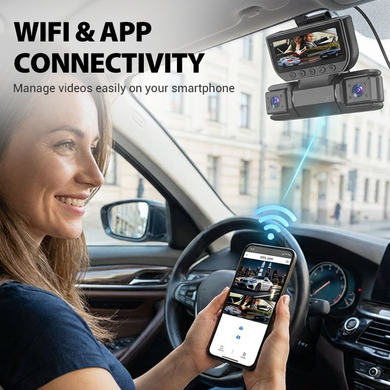 👨‍🍳 Novità 2026 – 50% DI SCONTO! 🥘 Telecamera Auto 4 Canali con WiFi e Visione Notturna – Registrazione Anteriore, Interno Cabina e Posteriore in HD 1080P! 🚗📹