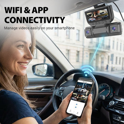 👨‍🍳 Novità 2026 – 50% DI SCONTO! 🥘 Telecamera Auto 4 Canali con WiFi e Visione Notturna – Registrazione Anteriore, Interno Cabina e Posteriore in HD 1080P! 🚗📹