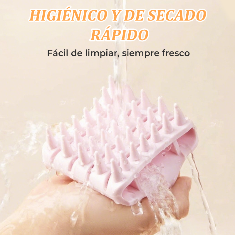 Masajeador de Silicona para el Cuero Cabelludo