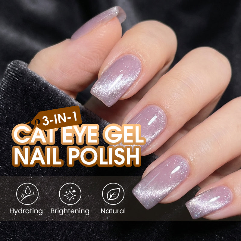 Smalto Gel 3 in 1 Effetto Occhio di Gatto Magnetico a Lunga Durata