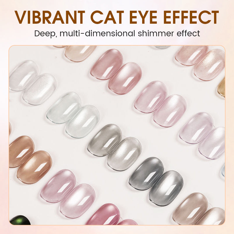 Smalto Gel 3 in 1 Effetto Occhio di Gatto Magnetico a Lunga Durata