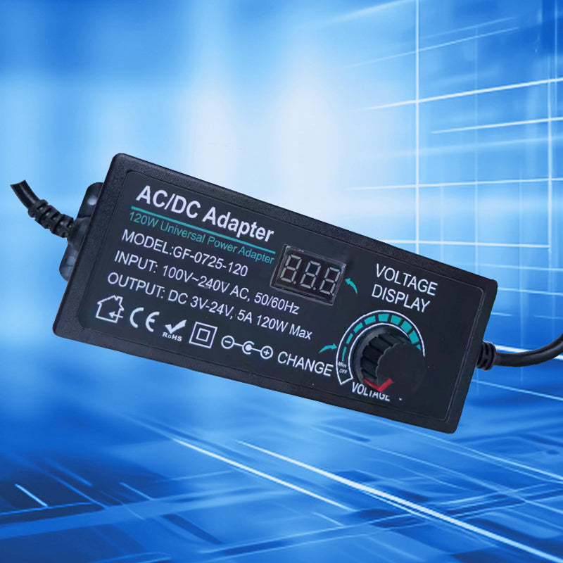 📢🔥Novità 2026 - Sconto del 50%!🏆Adattatore di alimentazione CA/CC universale regolabile da 3 V a 24 V e 3 A