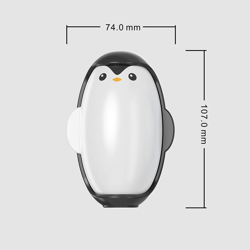 Rullo levapelucchi lavabile a forma di piccolo pinguino