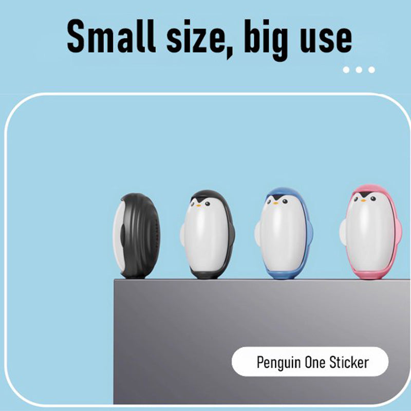 Rullo levapelucchi lavabile a forma di piccolo pinguino