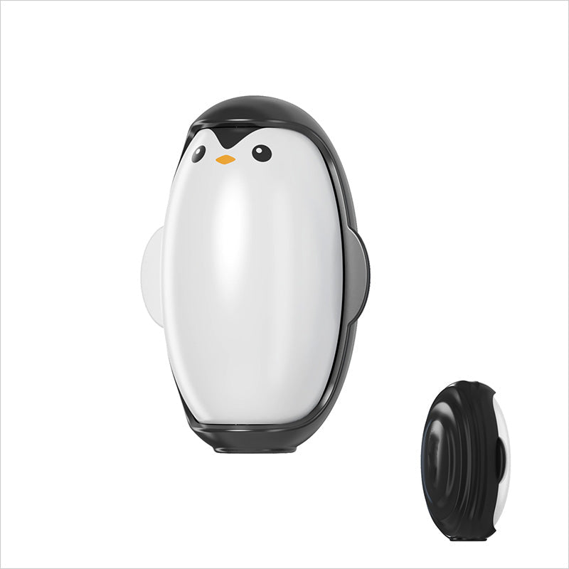 Rullo levapelucchi lavabile a forma di piccolo pinguino
