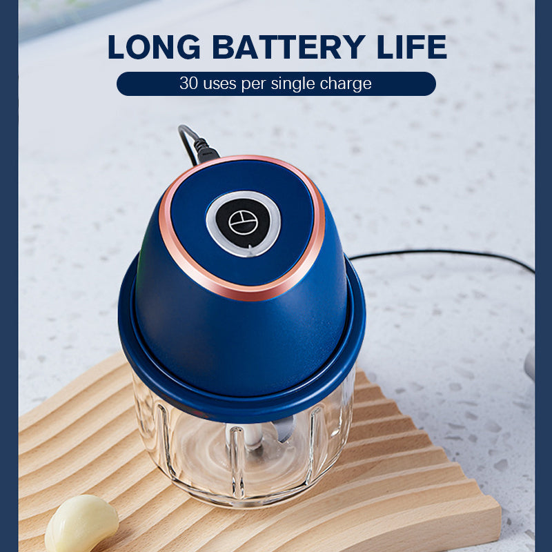 🥕 56% DI SCONTO! ⚡ Tritatutto Elettrico di Grande Capacità – 1000W, Lame in Acciaio Inossidabile & Pulsante Impulso per Controllo Totale 🥬