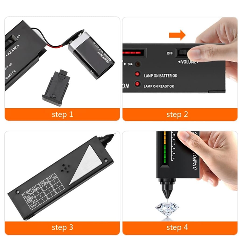 💎 50% DI SCONTO! 💎 Penna Tester Diamanti Professionale – Precisa, Portatile & Multiuso per Diamanti, Giada e Cristallo