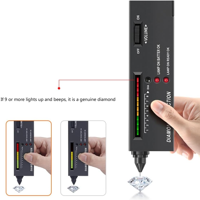 💎 50% DI SCONTO! 💎 Penna Tester Diamanti Professionale – Precisa, Portatile & Multiuso per Diamanti, Giada e Cristallo