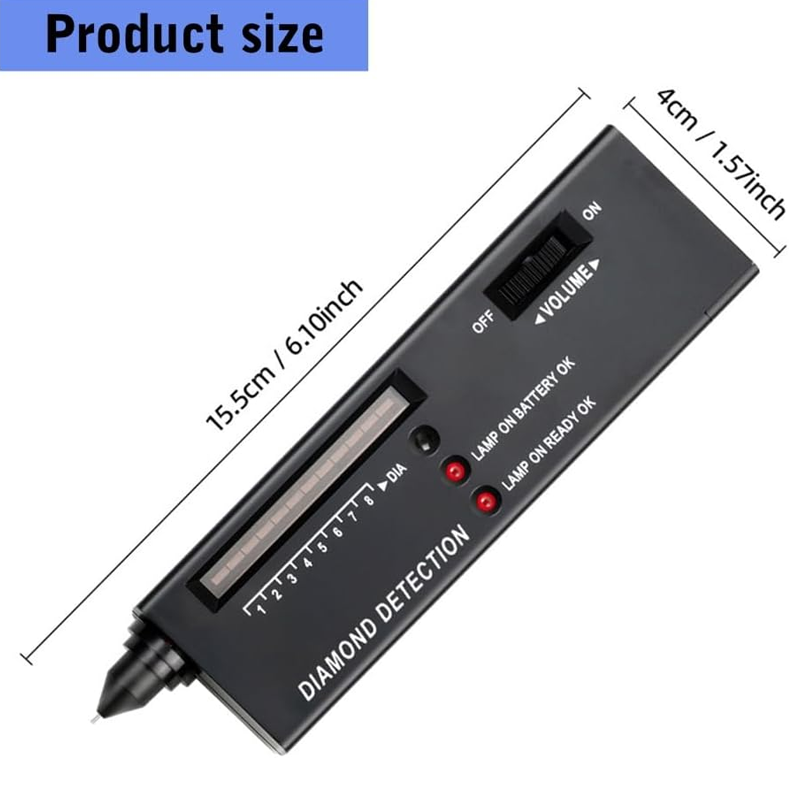 💎 50% DI SCONTO! 💎 Penna Tester Diamanti Professionale – Precisa, Portatile & Multiuso per Diamanti, Giada e Cristallo