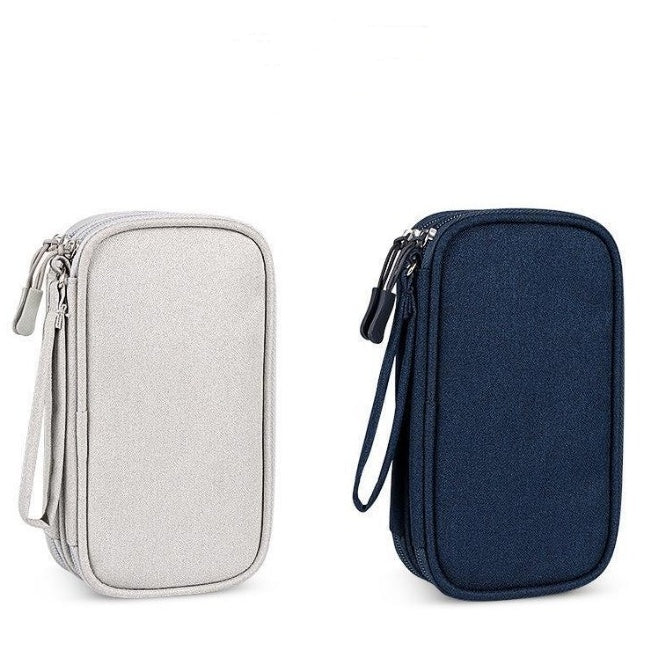 Borsa da viaggio portatile per dispositivi elettronici a doppio strato