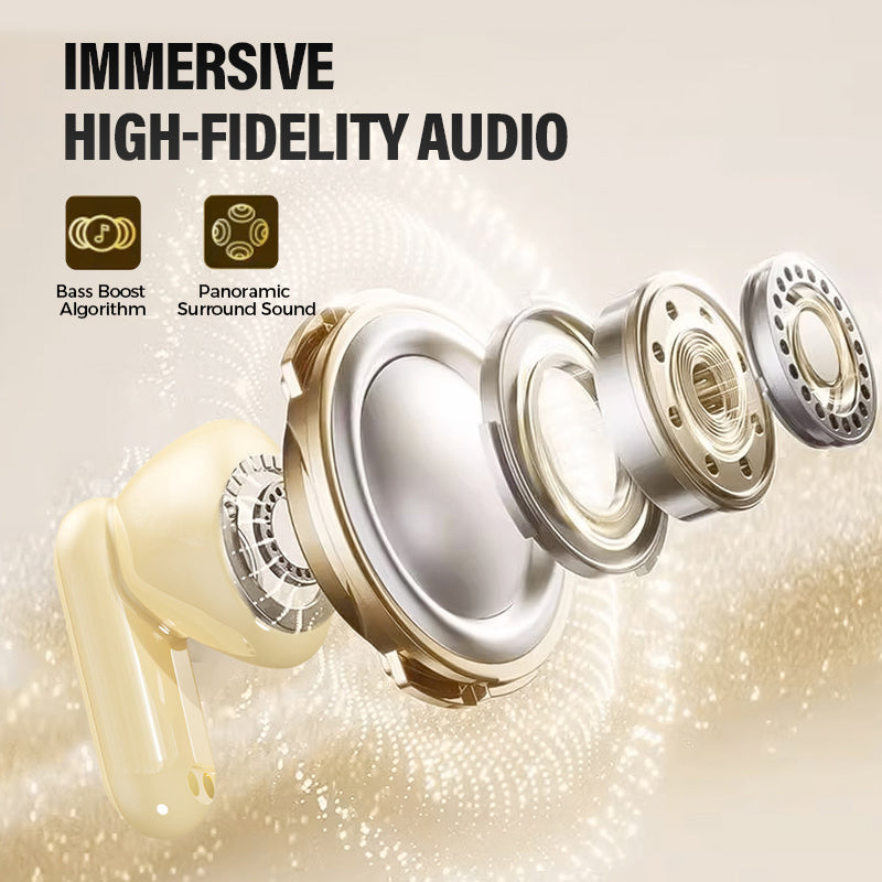 Auricolari Bluetooth Wireless Doppia Coppia con Custodia di Ricarica LED