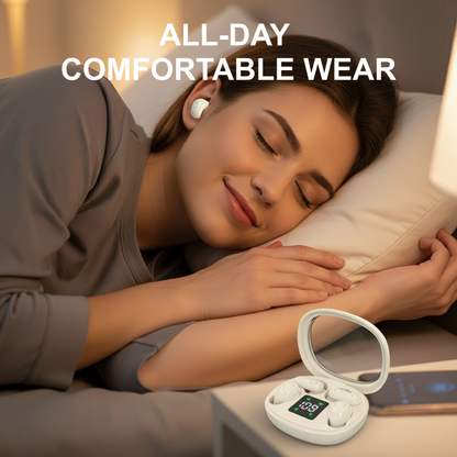 Auricolari Bluetooth Wireless Doppia Coppia con Custodia di Ricarica LED