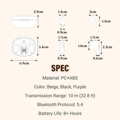 Auricolari Bluetooth Wireless Doppia Coppia con Custodia di Ricarica LED