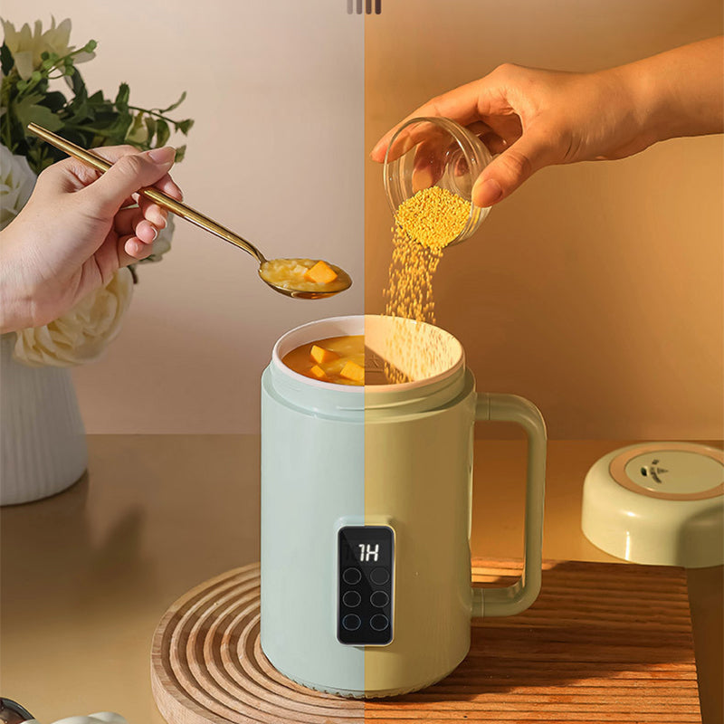 🔥【#1 Più venduto】🔥 Bollitore elettrico portatile multifunzione: Cucina completa/a funzione singola? Antiaderente + Sicuro + 4 prese!