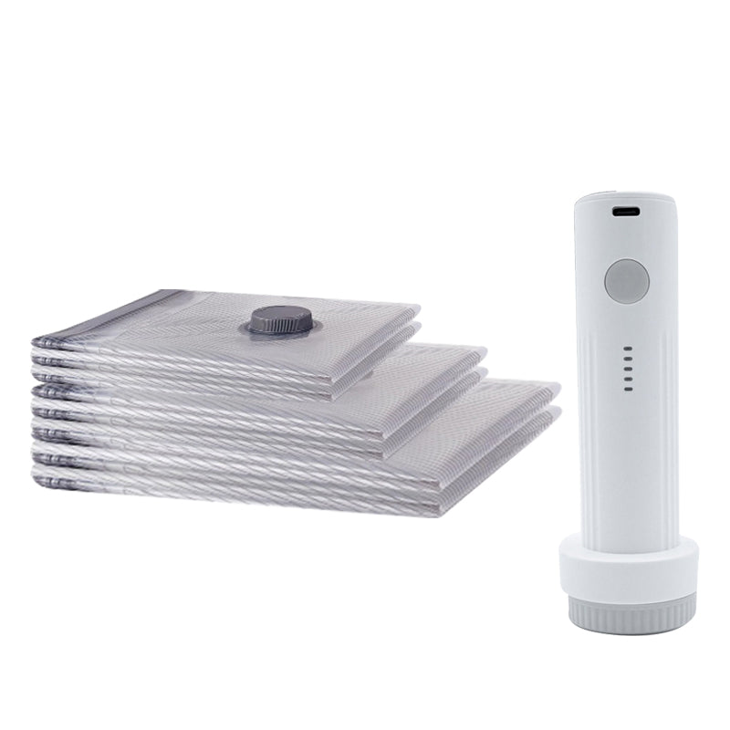 Sacchetti Sottovuoto da Viaggio & Set Pompa Portatile