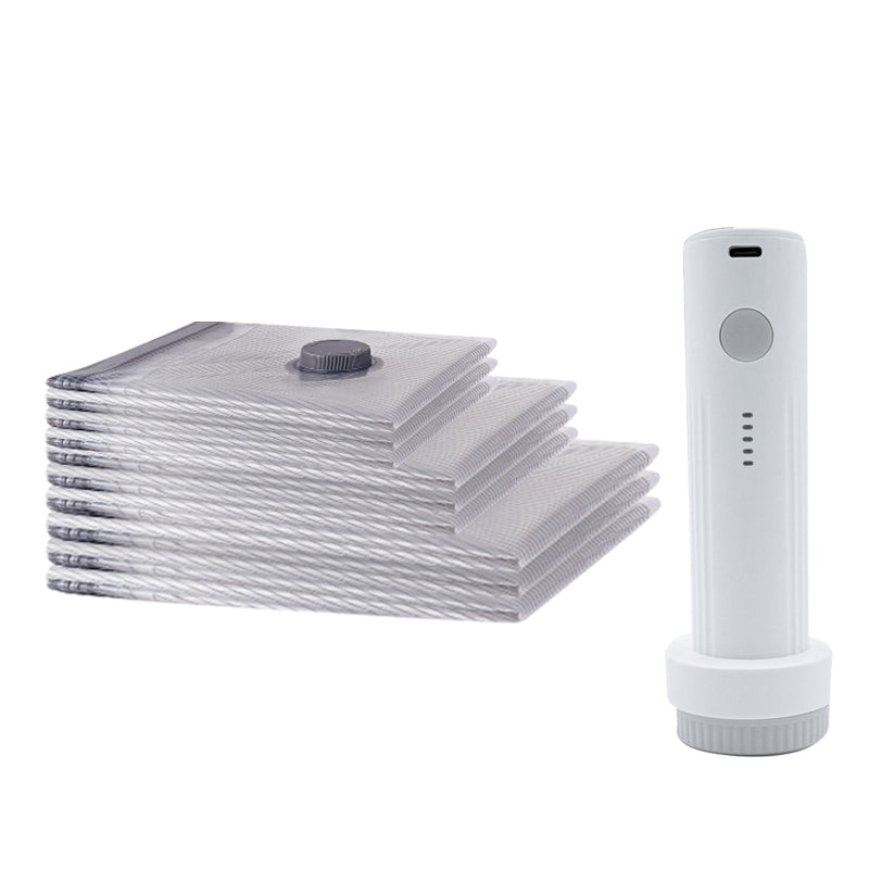 Sacchetti Sottovuoto da Viaggio & Set Pompa Portatile