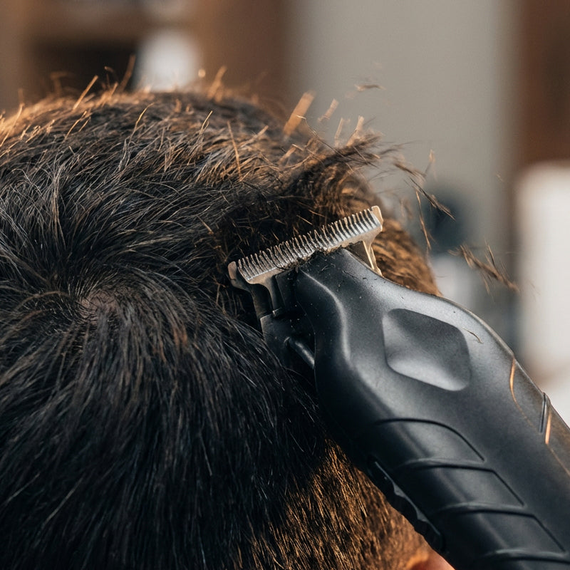 Tagliacapelli professionale senza fili da uomo – Lama sicura, 2 velocità e ricarica USB-C