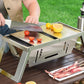 Barbecue Pieghevole da Esterno in Acciaio Inossidabile