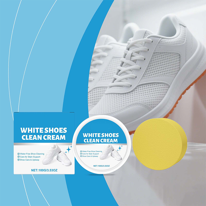 💎Acquista 2, ricevi 1 gratis! 💎 Crema Detergente Senza Acqua per Scarpe Bianche – Potente, Delicata & Portatile