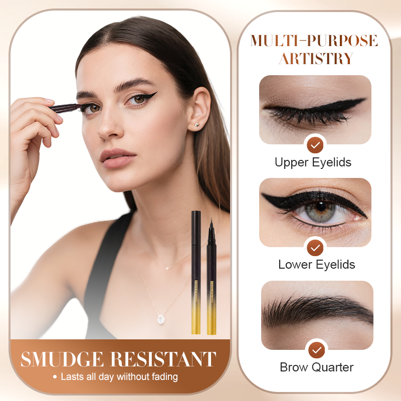 🥳SVENDITA 2026🥳💞OLTRE 50.000 UNITÀ VENDUTE!💦☔ 50% DI SCONTO Eyeliner liquido waterproof – Punta ultraprecisa per una linea nitida che dura tutto il giorno. A prova di sbavature, a prova di scolorimento, impeccabile. 🖋️🔒