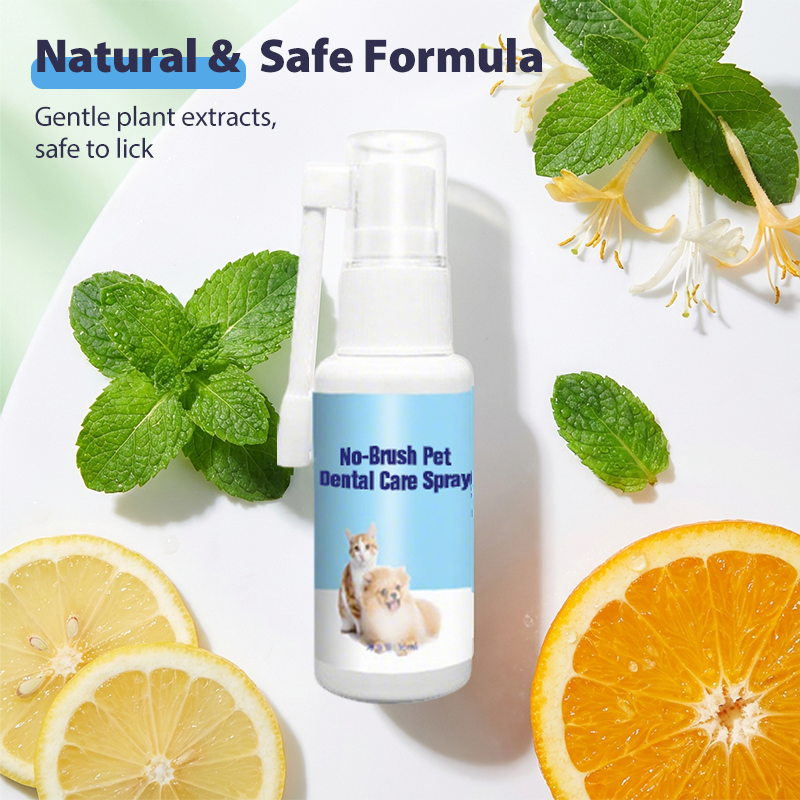 Spray orale per animali senza spazzolino