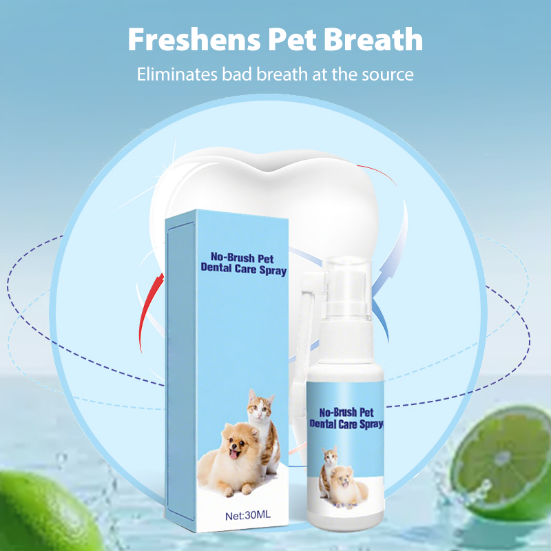 Spray orale per animali senza spazzolino