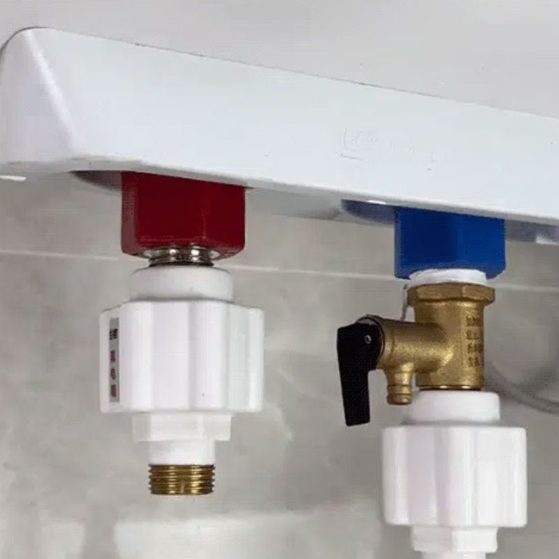 Parete divisoria isolante anti-elettricità per scaldabagno (2 pezzi)