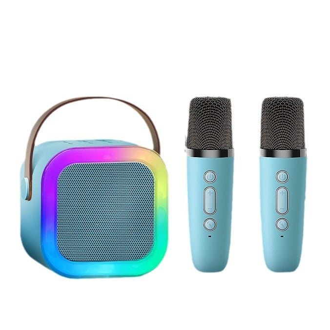 ✨️✨️Mini macchina per karaoke con microfoni wireless🎤🎶