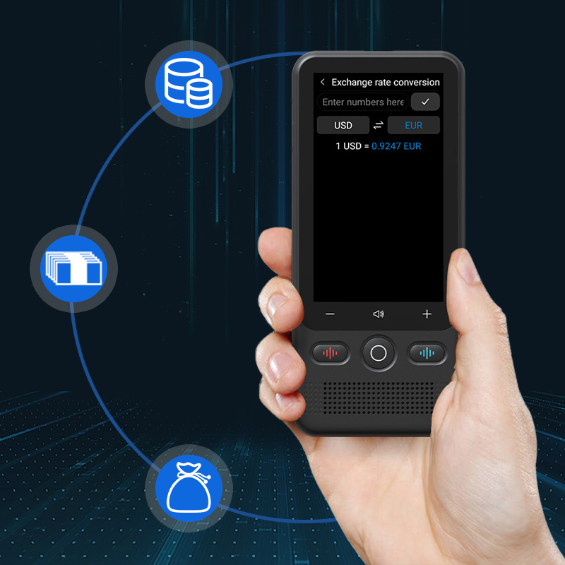 📢📢 Sconto del 50%!! ⏰📲 Dispositivo di traduzione portatile 2 in 1 – Traduzione in tempo reale, 🌍 138 lingue offline, 🔋 Batteria a lunghissima durata | Perfetto per chi viaggia in tutto il mondo ✈️