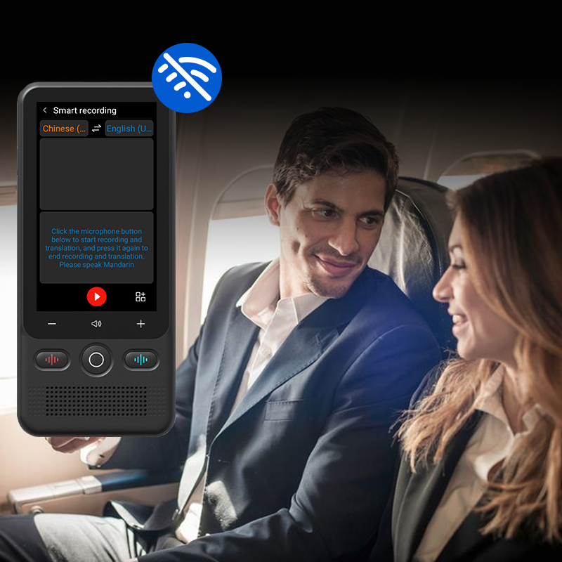 📢📢 Sconto del 50%!! ⏰📲 Dispositivo di traduzione portatile 2 in 1 – Traduzione in tempo reale, 🌍 138 lingue offline, 🔋 Batteria a lunghissima durata | Perfetto per chi viaggia in tutto il mondo ✈️