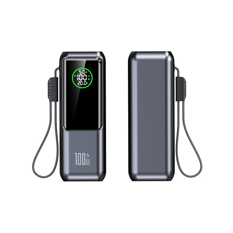 ⚡Power bank per laptop da 20.000 mAh con tre porte USB-C da 100 W per la ricarica di più dispositivi