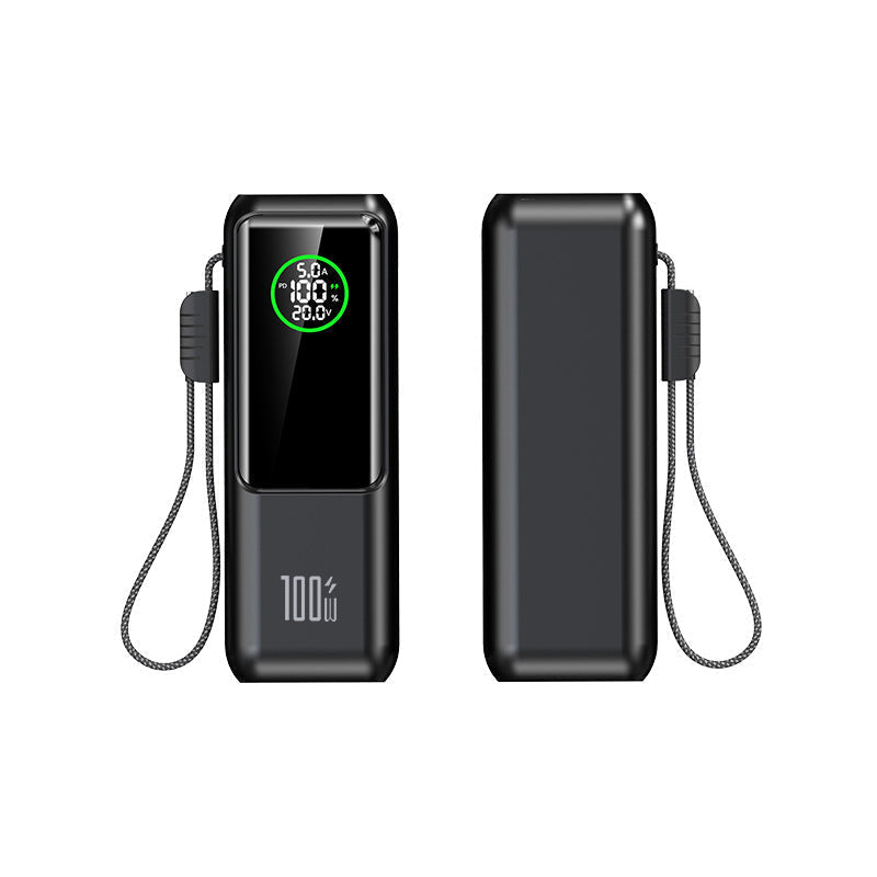⚡Power bank per laptop da 20.000 mAh con tre porte USB-C da 100 W per la ricarica di più dispositivi