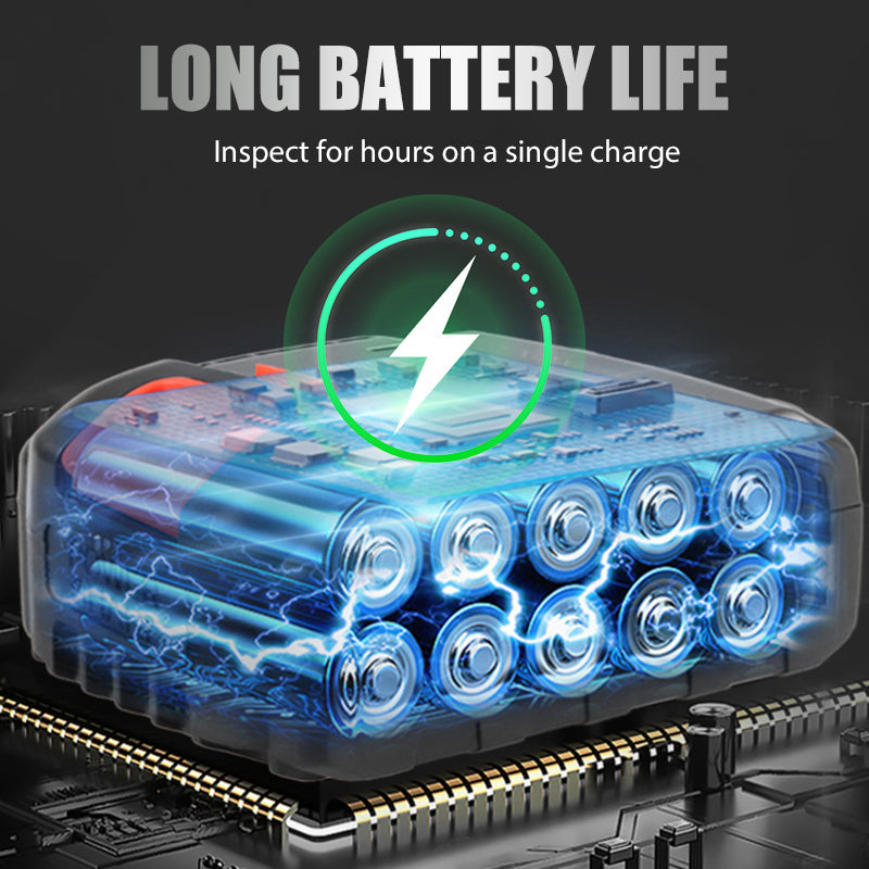 Torcia LED ricaricabile P50 con zoom regolabile