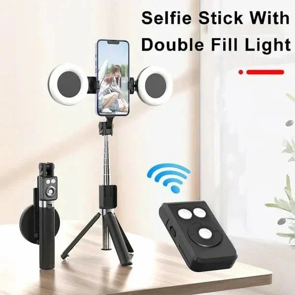 🔥Vendita calda SCONTO DEL 52%🎁Nuovo selfie stick e treppiede multifunzionale migliorato con telefono estraibile