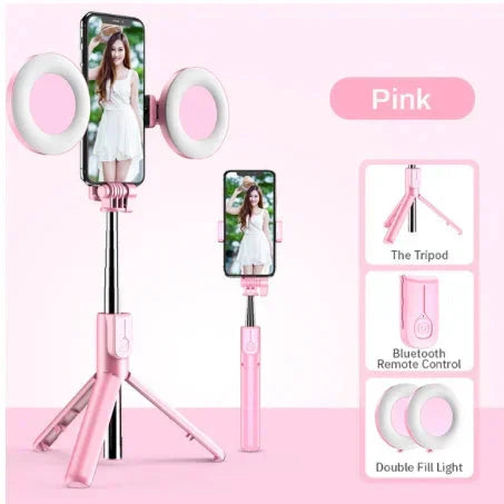 🔥Vendita calda SCONTO DEL 52%🎁Nuovo selfie stick e treppiede multifunzionale migliorato con telefono estraibile