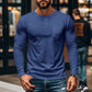 T-shirt Uomo Henley Manica Lunga Slim Fit